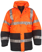  Yansıtıcılı, kapüşonlu, iki renkli parka. GTİP 62102000 AB BTB görseli 1