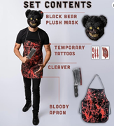  Kasap ayı maskeli kostüm. GTİP 62101098 AB BTB görseli