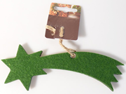  Dokunmamış kumaş Noel süsleri. GTİP 95051090 AB BTB görseli