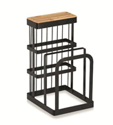  Tahta ayaklı bambu bıçak bloğu. GTİP 73239900 AB BTB görseli