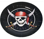  Korsan motifli karton tabaklar. GTİP 48236910 AB BTB görseli