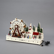  Işıklı ahşap Noel silüeti. GTİP 95051090 AB BTB görseli 1