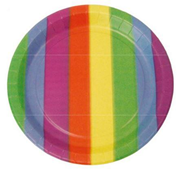  Çizgili desenli karton tabaklar. GTİP 48236910 AB BTB görseli