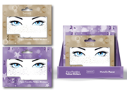  Yüz süsleme yıldız nokta çıkartmaları. GTİP 71179000 AB BTB görseli 2