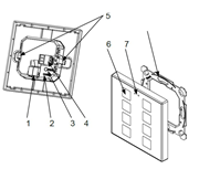  KNX kapasitif oda kontrolörü. GTİP 85371091 AB BTB görseli