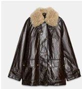  Çıtçıtlı, kürklü, poliüretan ceket. GTİP 39262000 AB BTB görseli