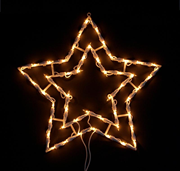  Yıldız motifli ışıklı pencere dekoru. GTİP 94054231 AB BTB görseli