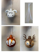  Hayvan motifli yılbaşı süsleri. GTİP 95051090 AB BTB görseli 2