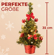 95051090 gtipli Süslü minyatür yapay Noel ağacı. Ab btb görseli