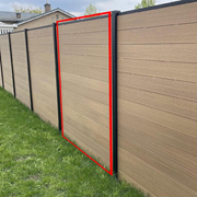  Ahşap kompozit çit paneli. GTİP 39259080 AB BTB görseli 2