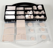  Dokumasız kumaş mobilya kaydırıcı seti. GTİP 63079098 AB BTB görseli