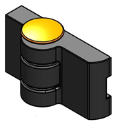  Tekerlekli sandalye yan ped menteşesi. GTİP 87142000 AB BTB görseli