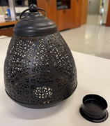  Dekoratif metal mumluk fener. GTİP 94055000 AB BTB görseli 1