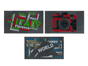  Desenli kadife dikdörtgen paspas. GTİP 39269097 AB BTB görseli