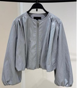  Kadın fermuarlı poliüretan ceket. GTİP 39262000 AB BTB görseli