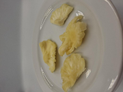  Şekerli kurutulmuş ananas parçaları. GTİP 20082071 AB BTB görseli 1