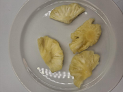  Şekerli kurutulmuş ananas parçaları. GTİP 20082071 AB BTB görseli 2