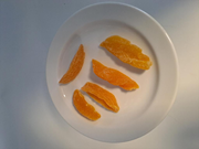  Şekerli kurutulmuş şeftali dilimleri. GTİP 20087071 AB BTB görseli